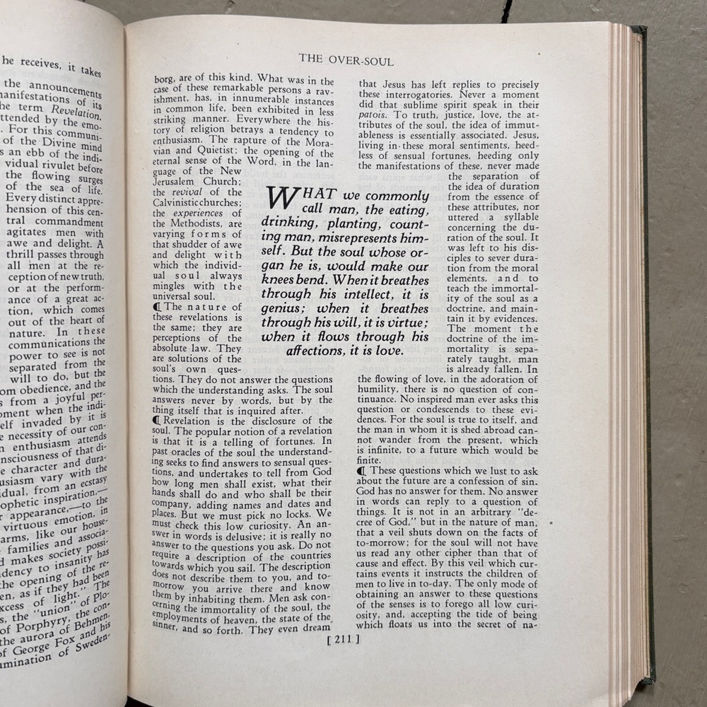 1930 Collected Writings of Emerson Concord MA Nature Eros Poetry 2 Volumes - Picture 9 of 16